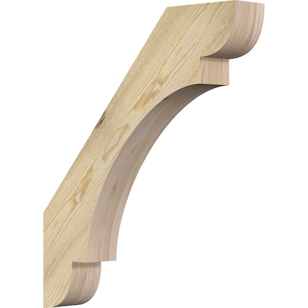 Ekena Millwork 4"W x 24"D x 28"H Olympic Rough Sawn Knee Brace, Douglas Fir BRC04X24X28OLY00RDF - main